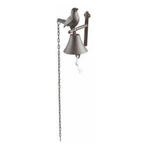 Liatinový nástenný zvonček s motívom vtáčika Esschert Design Cutie Bird vyobraziť