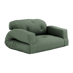 Rozkladacia pohovka so zeleným poťahom Karup Design Hippo Olive Green vyobraziť