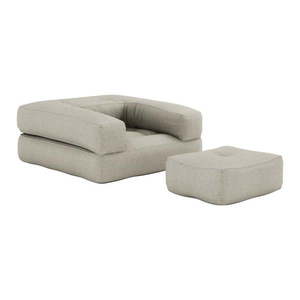 Rozkladacie kreslo s ľanovým poťahom Karup Design Cube Linen vyobraziť