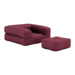 Variabilné kreslo Karup Design Cube Bordeaux vyobraziť