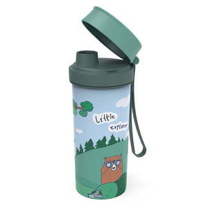 Zelená detská fľaša 400 ml Memory Kids - Rotho vyobraziť
