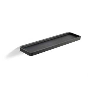 Čierna kúpeľňová polica Zone Rim, 44 x 11 cm vyobraziť