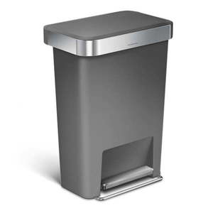 Pedálový plastový odpadkový kôš 45 l - simplehuman vyobraziť