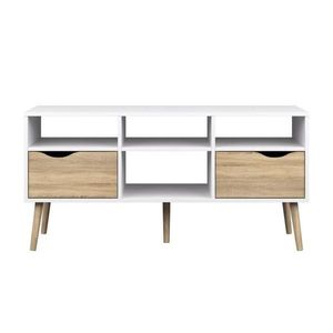 TV stolík OSLO 75391 dub sonoma / biela Tempo Kondela vyobraziť