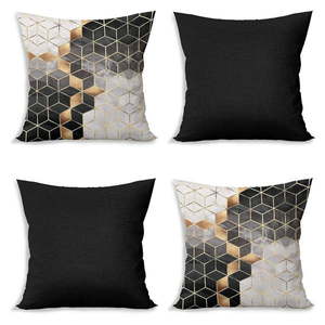 Obliečky na vankúše v súprave 4 ks 43x43 cm Optic - Minimalist Cushion Covers vyobraziť