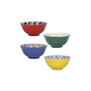 Súprava 4 keramických misiek Kitchen Craft, ø 15 cm vyobraziť