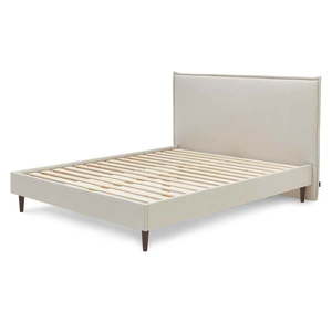Béžová dvojlôžková posteľ Bobochic Paris Sary Dark, 180 x 200 cm vyobraziť
