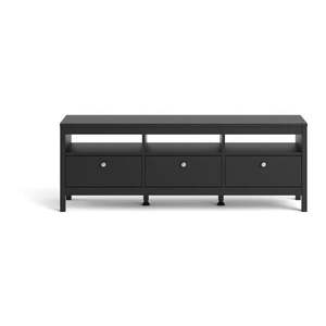 Čierny TV stolík 151x54 cm Madrid – Tvilum vyobraziť