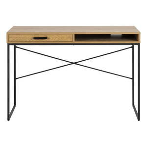 Pracovný stôl v dekore divokého duba Actona, 110 x 45 cm vyobraziť