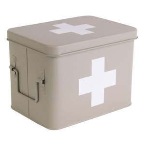 Béžová kovová lekárnička PT LIVING Medicine, šírka 21, 5 cm vyobraziť