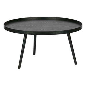 Čierny konferenčný stolík WOOOD Mesa, Ø 78 cm vyobraziť