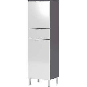 Bielo-sivá skrinka Germania Mauresa, výška 120 cm vyobraziť