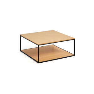 Konferenčný stolík s doskou v dubovom dekore 80x80 cm Yona - Kave Home vyobraziť