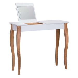Biely toaletný stolík so zrkadlom Ragaba Dressing Table, dĺžka 85 cm vyobraziť