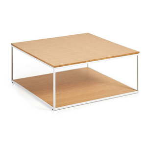 Konferenčný stolík s doskou v dubovom dekore 80x80 cm Yona - Kave Home vyobraziť