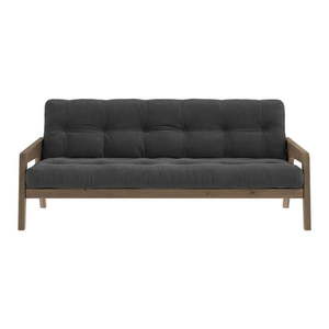 Sivá menčestrová rozkladacia pohovka 204 cm Grab - Karup Design vyobraziť