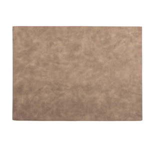 Hnedé prestieranie z imitácie kože ZicZac Troja Rectangle, 33 x 45 cm vyobraziť