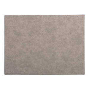 Sivé prestieranie z imitácie kože ZicZac Troja Rectangle, 33 x 45 cm vyobraziť