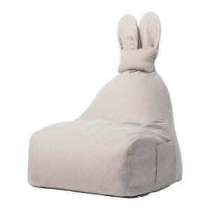 Béžový detský sedací vak The Brooklyn Kids Funny Bunny vyobraziť