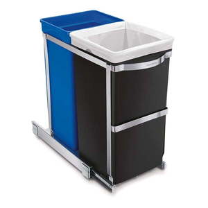 Plastový odpadkový kôš 35 l Dual - simplehuman vyobraziť