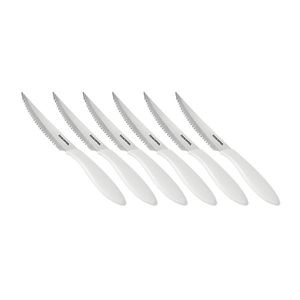 Tescoma nôž steakový PRESTO 12 cm, 6 ks, biela vyobraziť