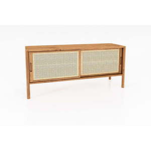 TV stolík z dubového dreva 142x64 cm Pola - The Beds vyobraziť