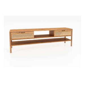 TV stolík z dubového dreva 204x64 cm Pola - The Beds vyobraziť