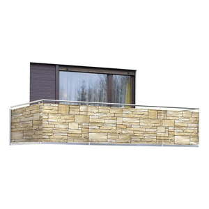 Béžová balkónová zástena 500x85 cm - Maximex vyobraziť
