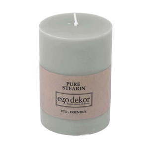 Tyrkysovomodrá sviečka Eco candles by Ego dekor Friendly, doba horenia 37 h vyobraziť