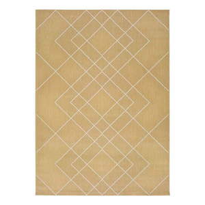 Žltý vonkajší koberec Universal Hibis Geo, 135 x 190 cm vyobraziť