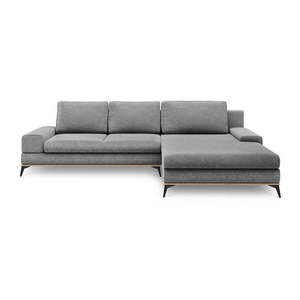 Sivá rozkladacia rohová pohovka Windsor & Co Sofas Planet, pravý roh vyobraziť