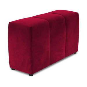 Červená zamatová opierka k modulárnej pohovke Rome Velvet - Cosmopolitan Design vyobraziť