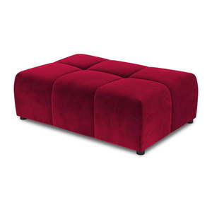 Červený zamatový modul pohovky Rome Velvet - Cosmopolitan Design vyobraziť