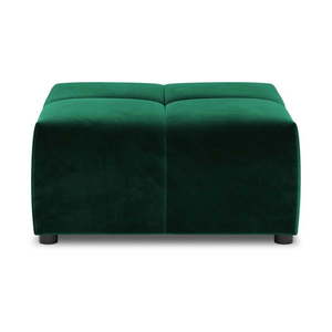 Zelený zamatový modul pohovky Rome Velvet - Cosmopolitan Design vyobraziť
