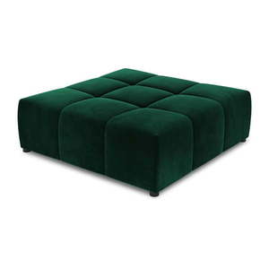 Zelený zamatový modul pohovky Rome Velvet - Cosmopolitan Design vyobraziť
