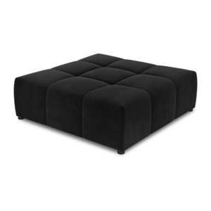 Čierny zamatový modul pohovky Rome Velvet - Cosmopolitan Design vyobraziť