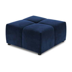Modrý zamatový modul pohovky Rome Velvet - Cosmopolitan Design vyobraziť