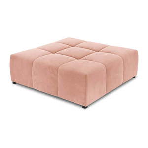 Ružový zamatový modul pohovky Rome Velvet - Cosmopolitan Design vyobraziť