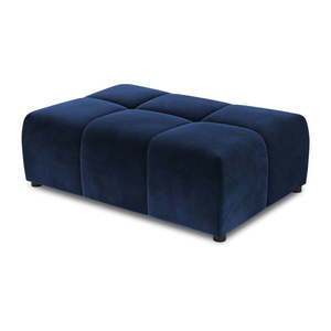 Modrý zamatový modul pohovky Rome Velvet - Cosmopolitan Design vyobraziť