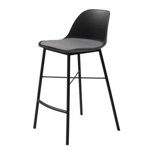 Čierna barová stolička Unique Furniture Whistler vyobraziť