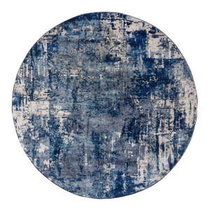 Modrý okrúhly koberec ø 160 cm Cocktail Wonderlust - Flair Rugs vyobraziť