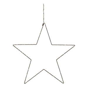 Čierna vianočná závesná svetelná dekorácia Markslöjd Alpha Star, výška 30 cm vyobraziť