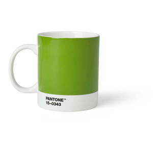 Zelený keramický hrnček 375 ml Green 15-0343 – Pantone vyobraziť