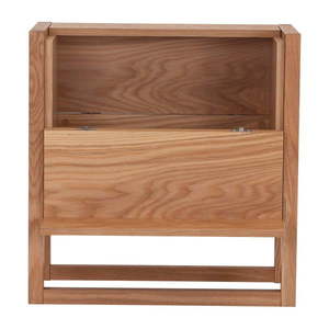 Vinotéka z dubového dreva v prírodnej farbe 59x60 cm NewEst - Woodman vyobraziť