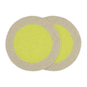 Látkové prestieranie 2 ks ø 38 cm Lime - Remember vyobraziť