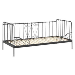 Čierna detská posteľ 90x200 cm Alice - Vipack vyobraziť