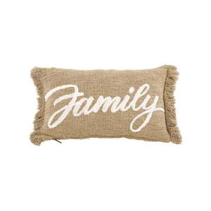 Dekoračný vankúš 50x30 cm Cotton Slub Family - Tiseco Home Studio vyobraziť