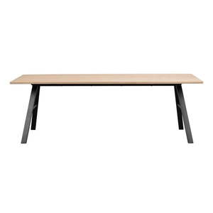 Jedálenský stôl s doskou v dubovom dekore 220x90 cm Brigham - Rowico vyobraziť