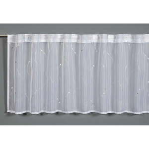 Biela záclona 45x140 cm Jacquard - Gardinia vyobraziť