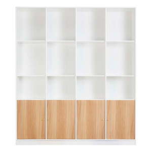 Biela knižnica v dekore duba 176x199 cm Mistral - Hammel Furniture vyobraziť